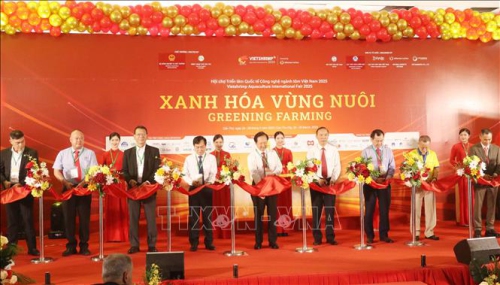 Khai mạc Hội chợ triển lãm quốc tế công nghệ ngành tôm Việt Nam lần thứ 6